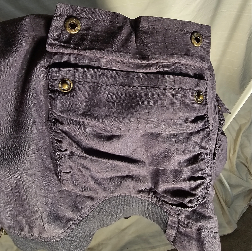 Dusty Blue Bomber Jacket - Picture 10 of 11